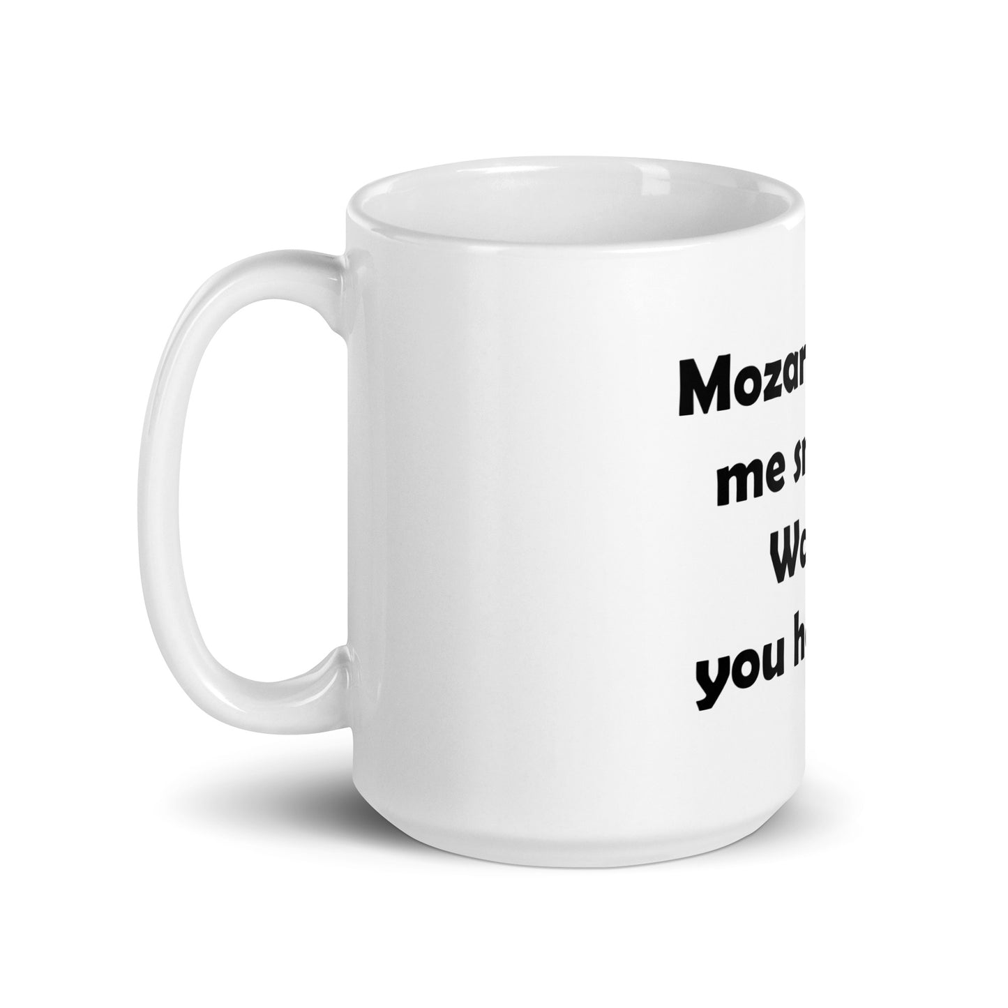 Mozart White Glossy Mug