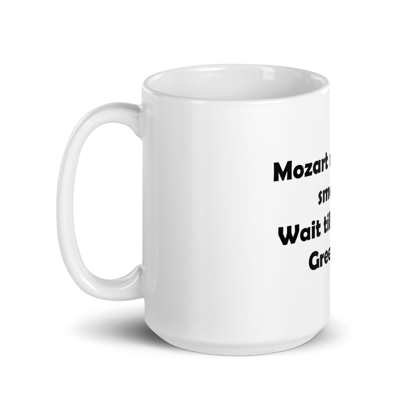 Mozart White Glossy Mug