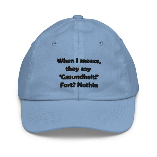 Gesundheit Youth Baseball Cap