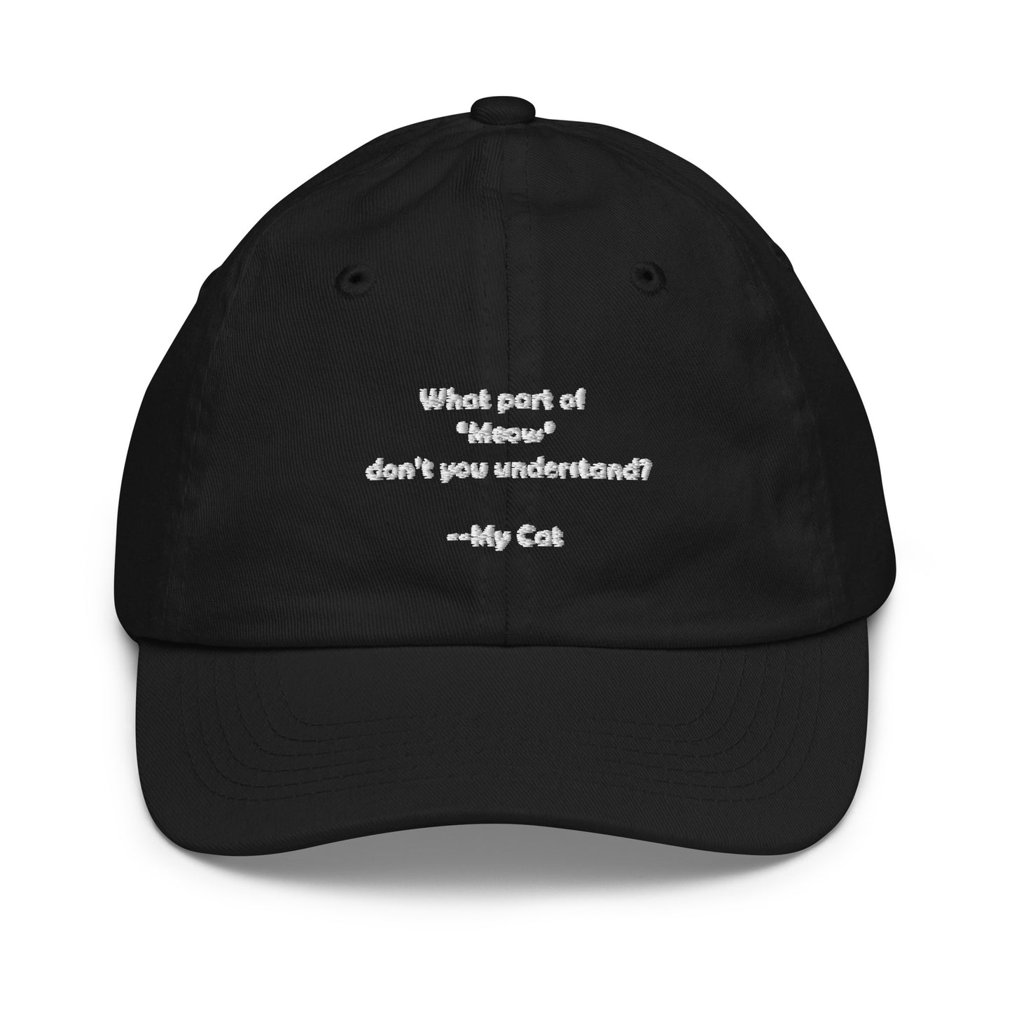My Cat Youth Baseball Cap