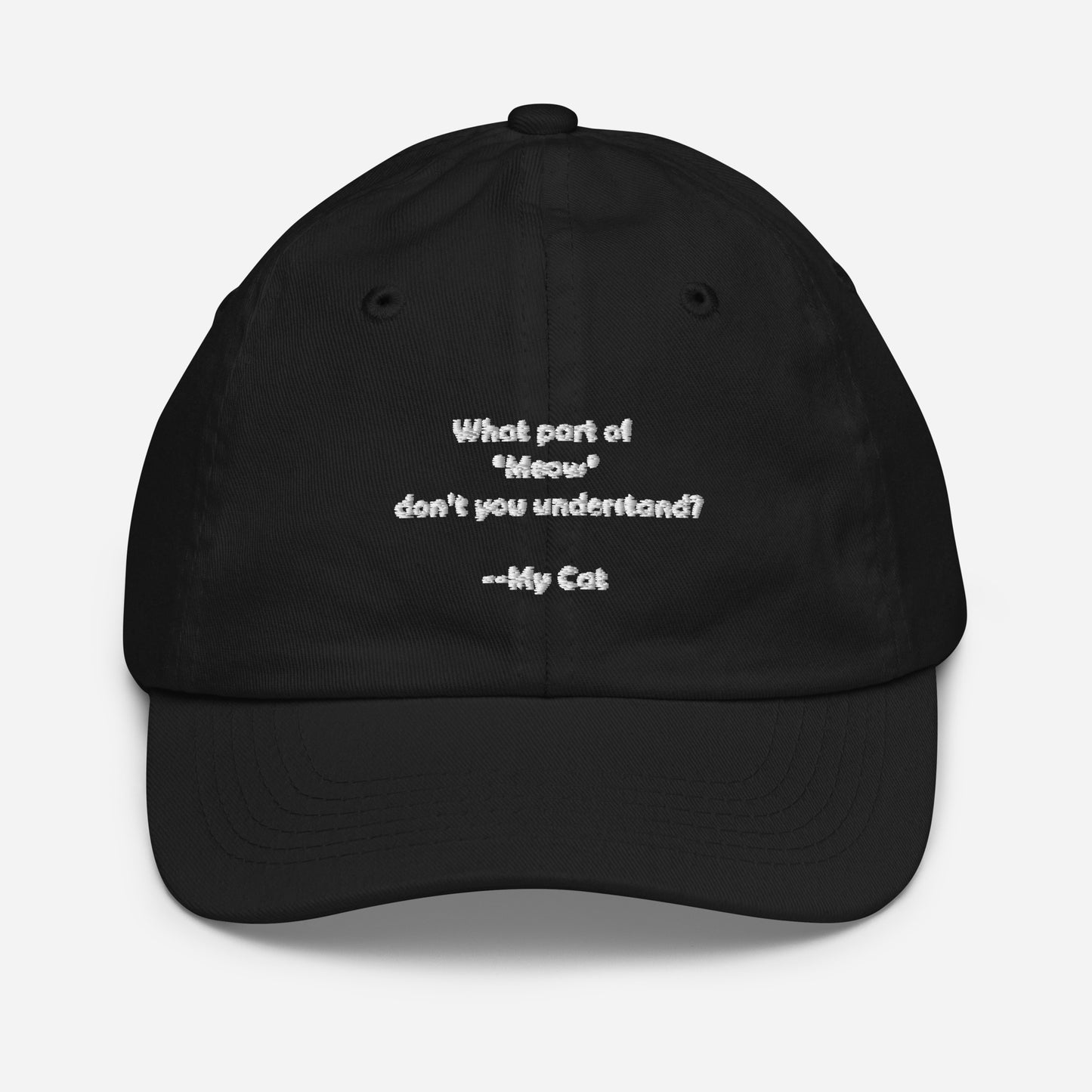 My Cat Youth Baseball Cap