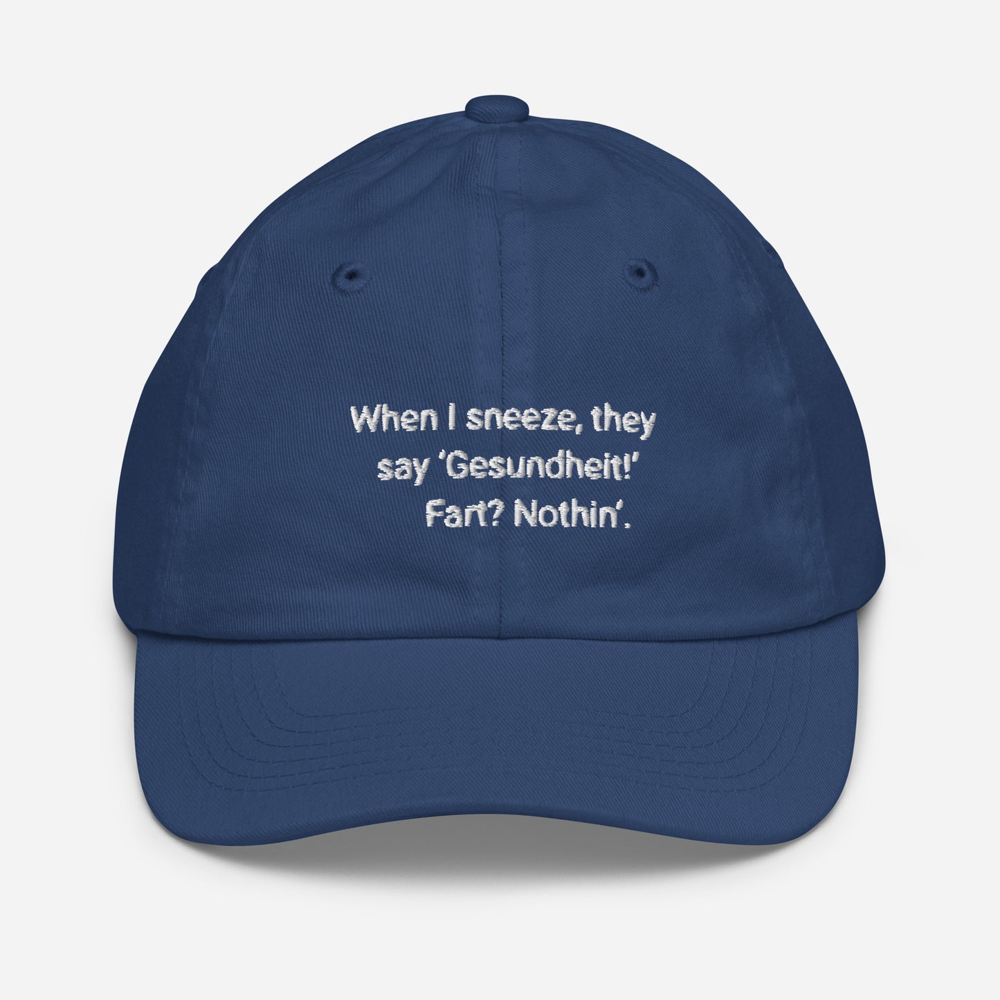Gesundheit Youth Baseball Cap
