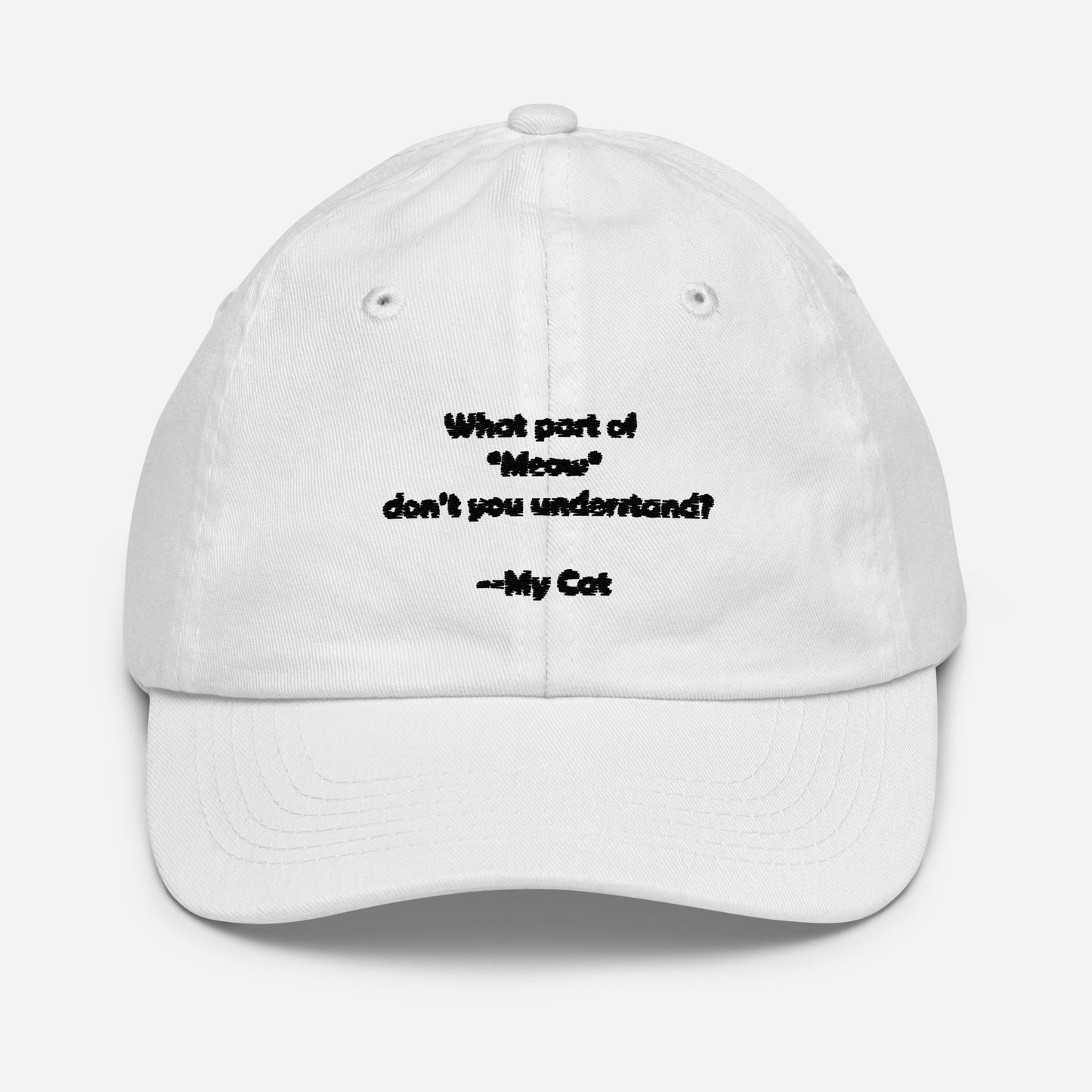 My Cat Youth Baseball Cap