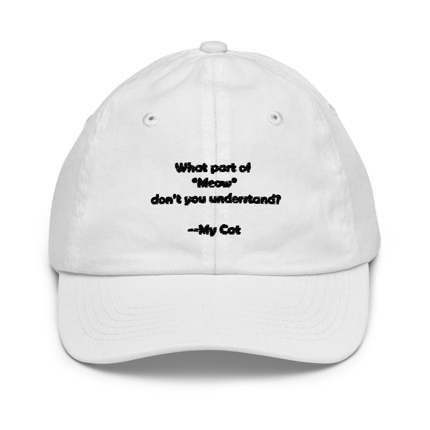 My Cat Youth Baseball Cap