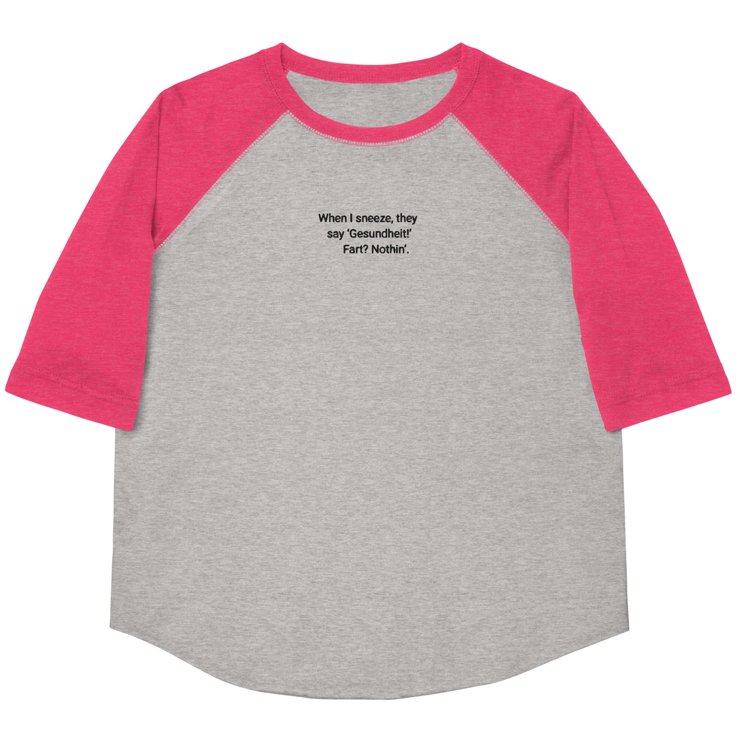 Gesundheit Youth Baseball Shirt