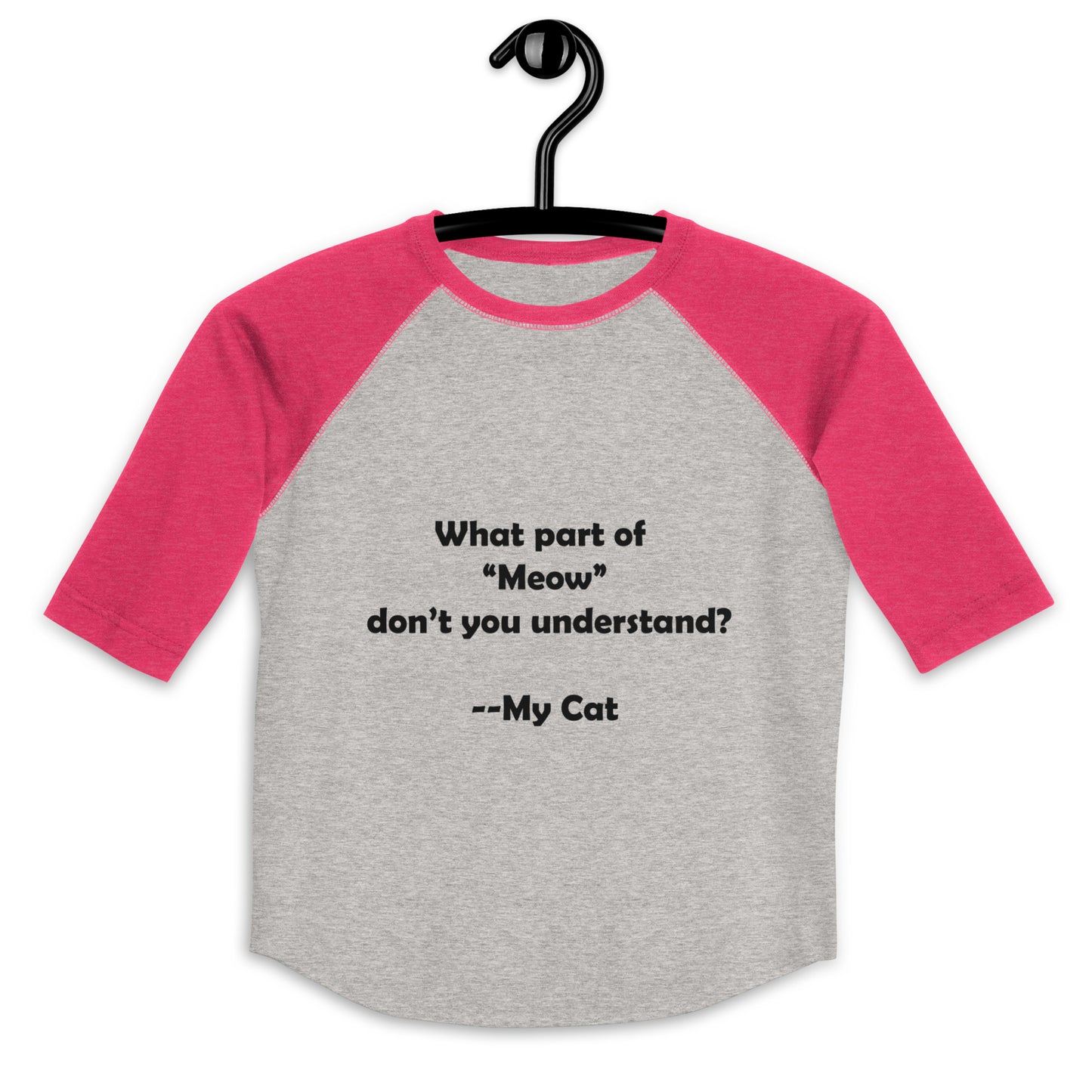 My Cat Youth Baseball Shirt