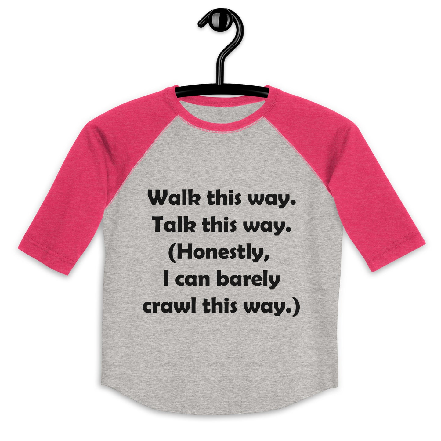 Mozart Walk This Way. Talk This Way. Youth Baseball Shirt