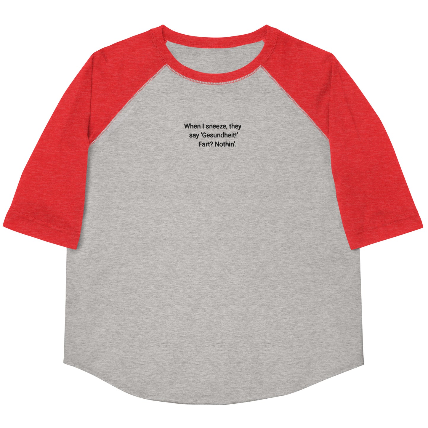 Gesundheit Youth Baseball Shirt