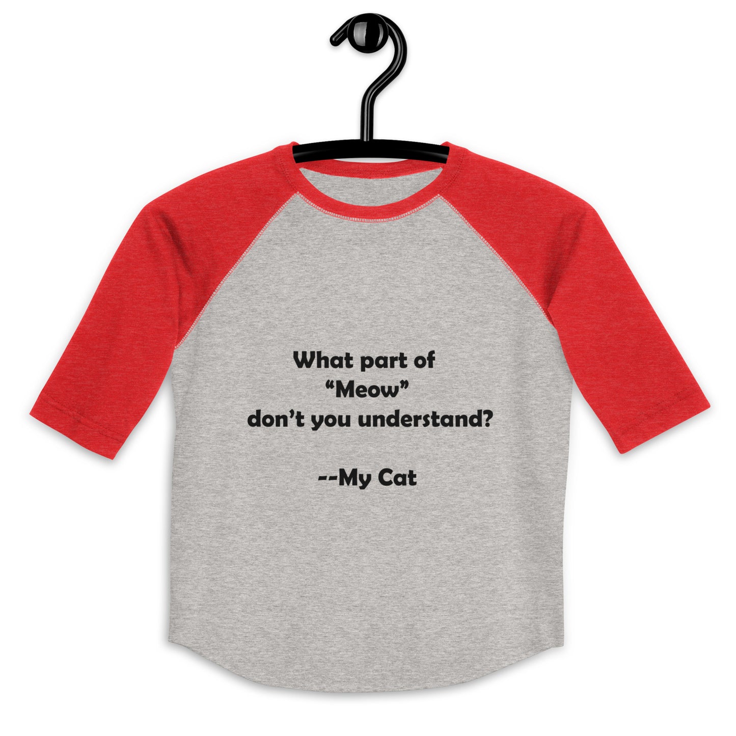 My Cat Youth Baseball Shirt