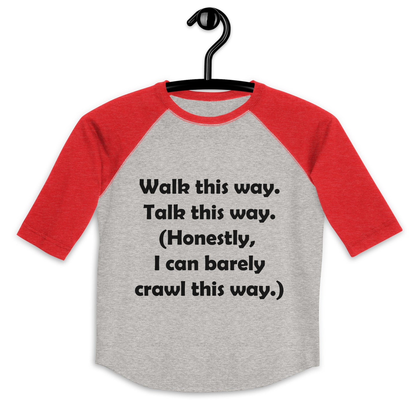 Mozart Walk This Way. Talk This Way. Youth Baseball Shirt