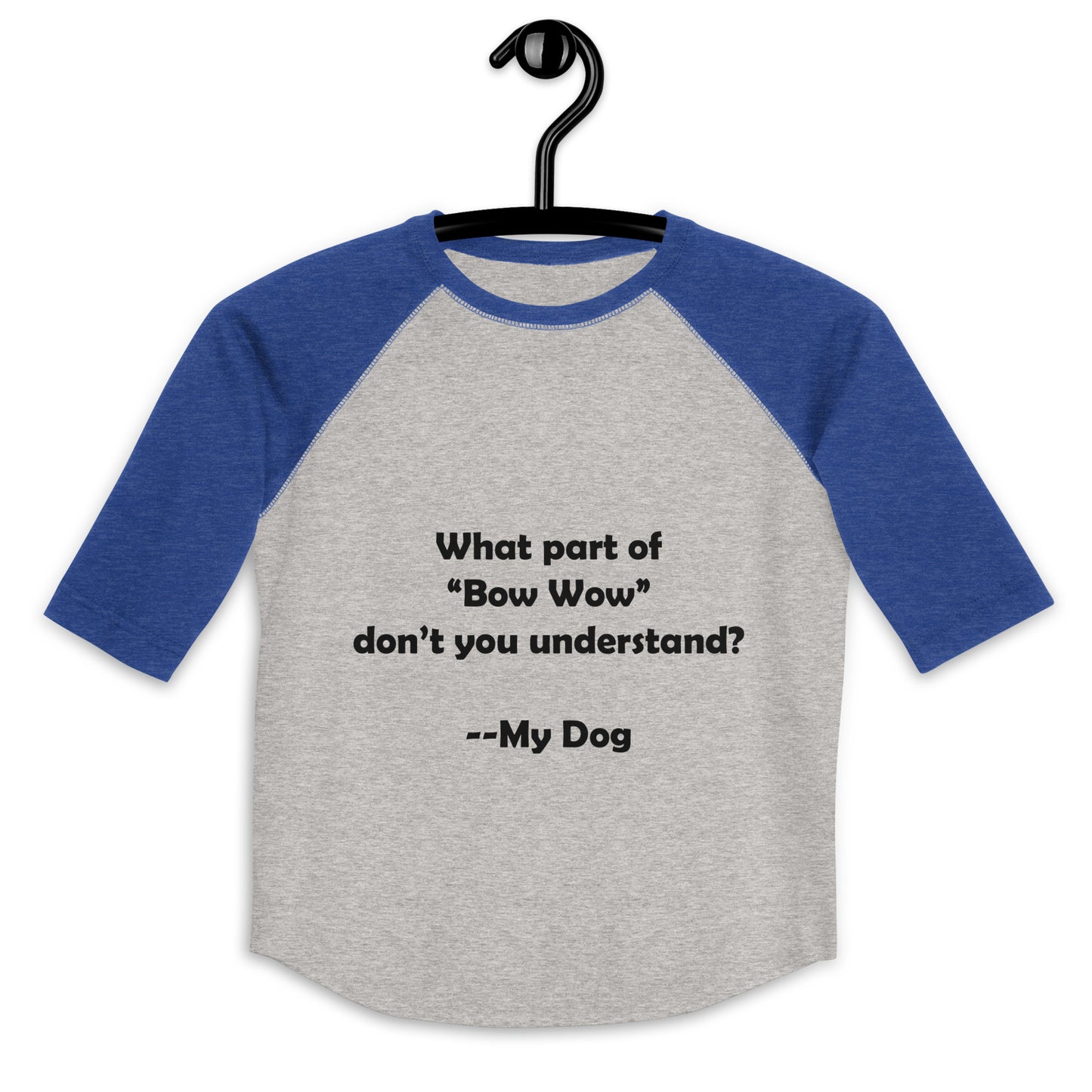 My Dog Youth Baseball Shirt