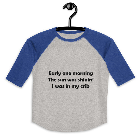 Mozart Lyrics Youth Baseball Shirt