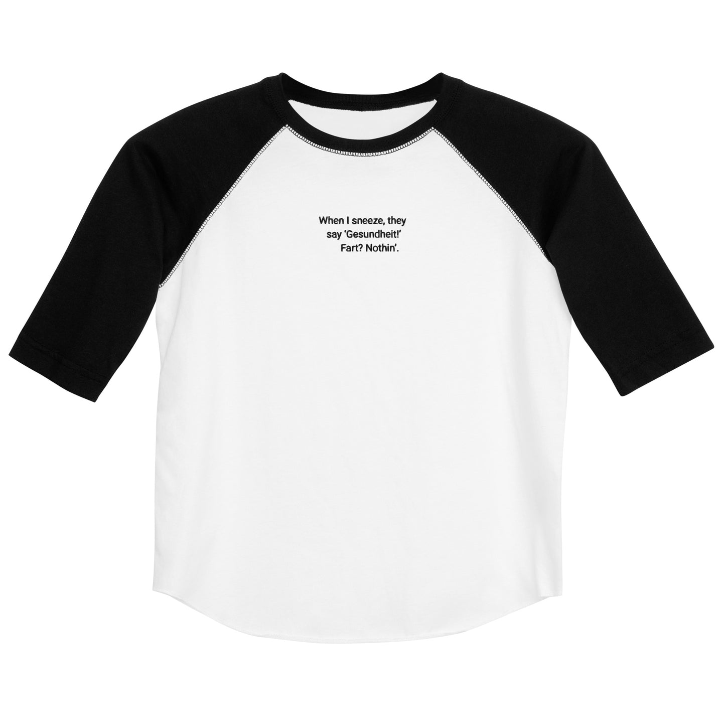 Gesundheit Youth Baseball Shirt