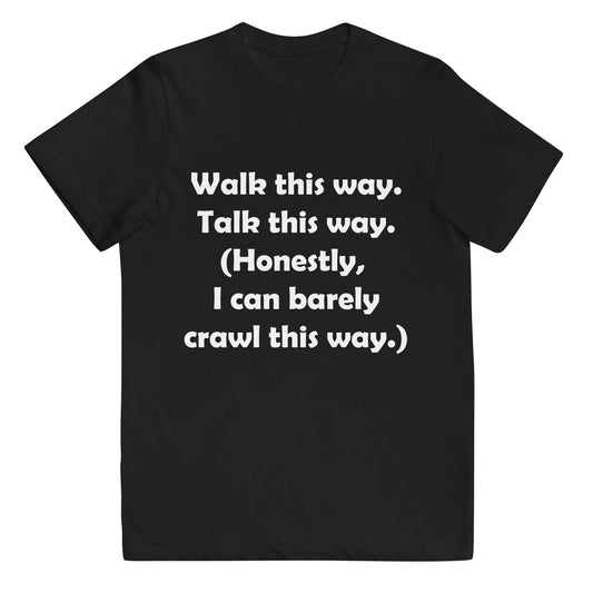 Mozart Walk This Way. Talk This Way. Youth Jersey T-shirt