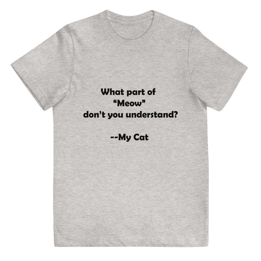 My Cat Youth Jersey T-shirt