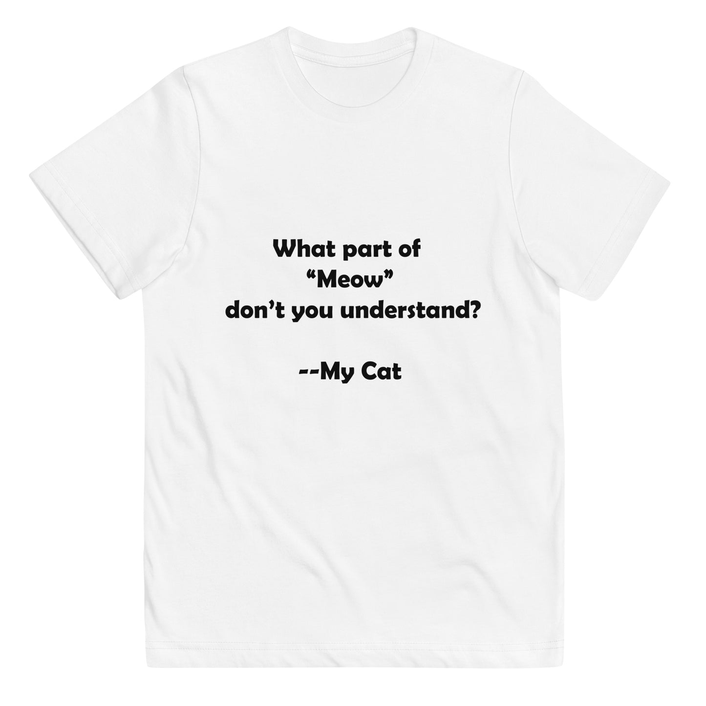 My Cat Youth Jersey T-shirt