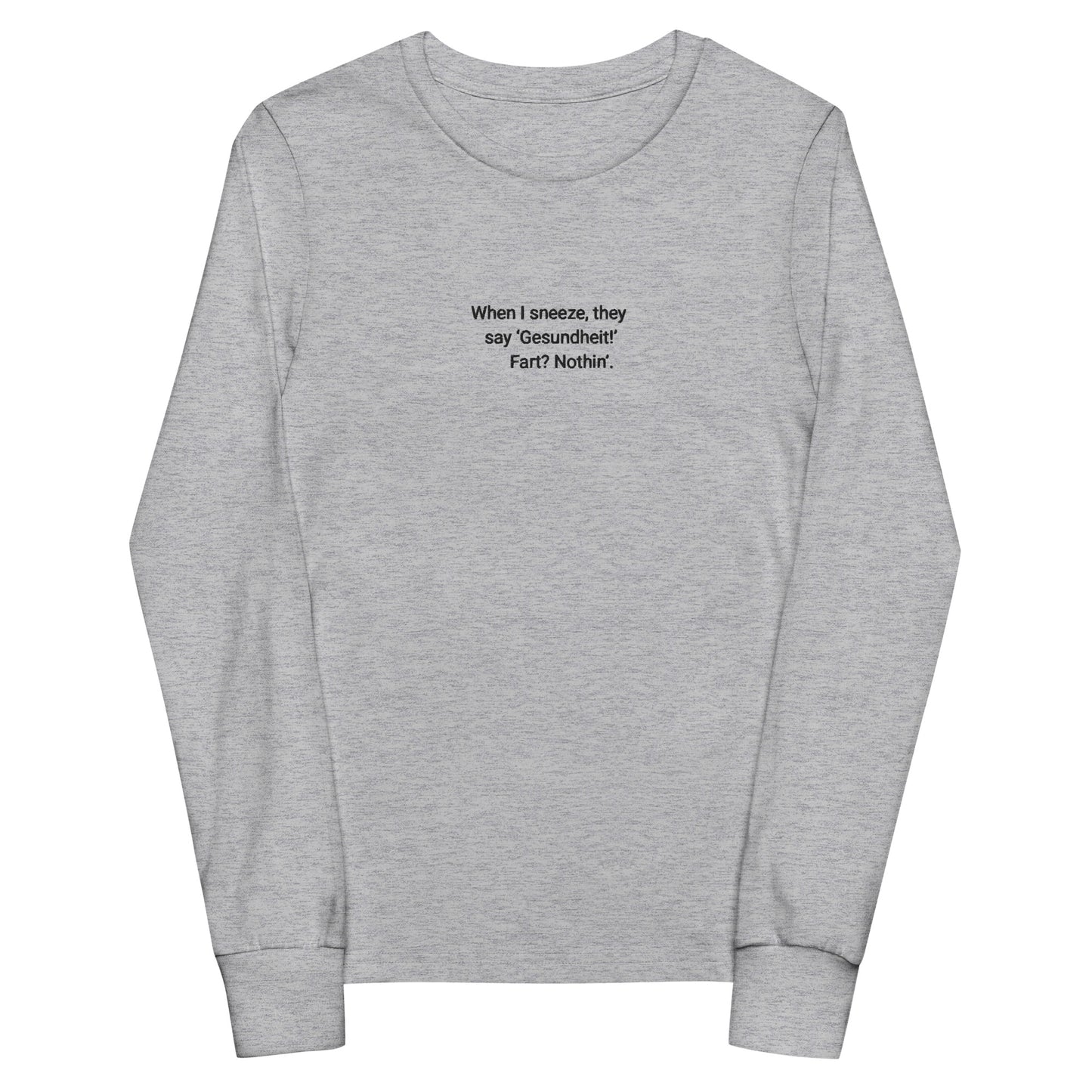 Kids Embroidered long sleeve tee