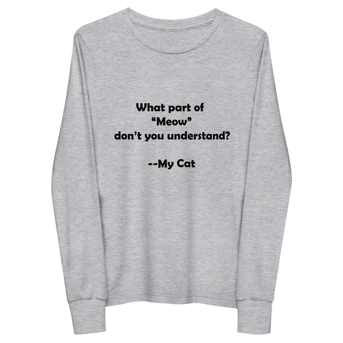 My Cat Youth Long Sleeve Tee