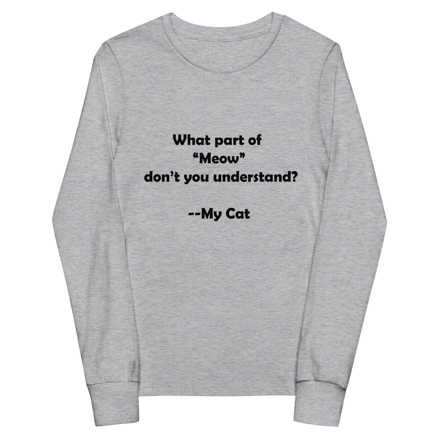 My Cat Youth Long Sleeve Tee