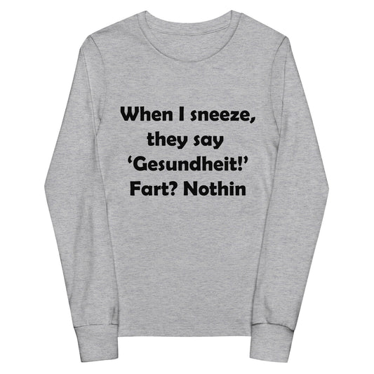 Gesundheit Youth Long Sleeve Tee