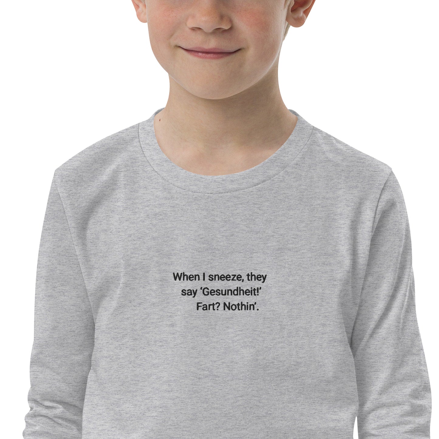 Kids Embroidered long sleeve tee