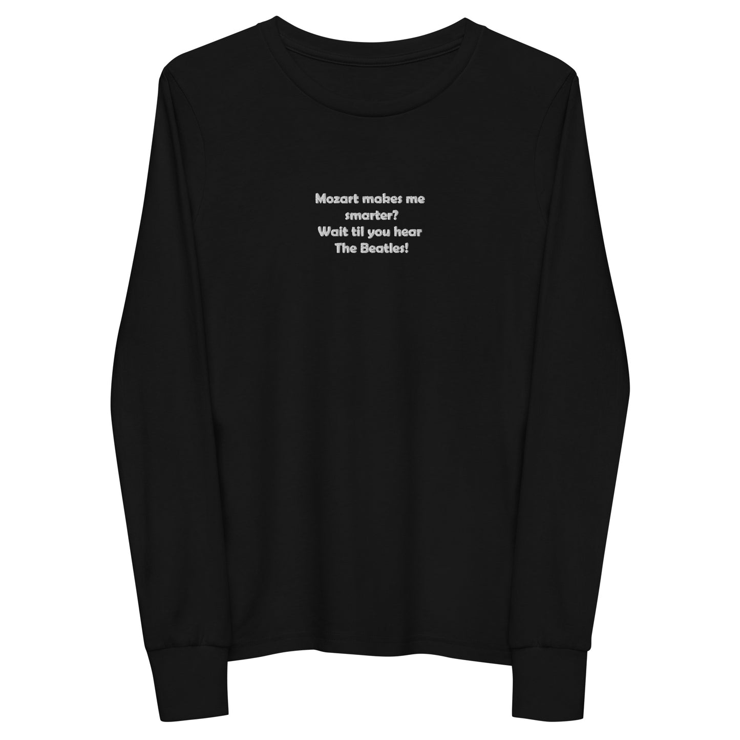 Embroidered Mozart Youth Long Sleeve Tee