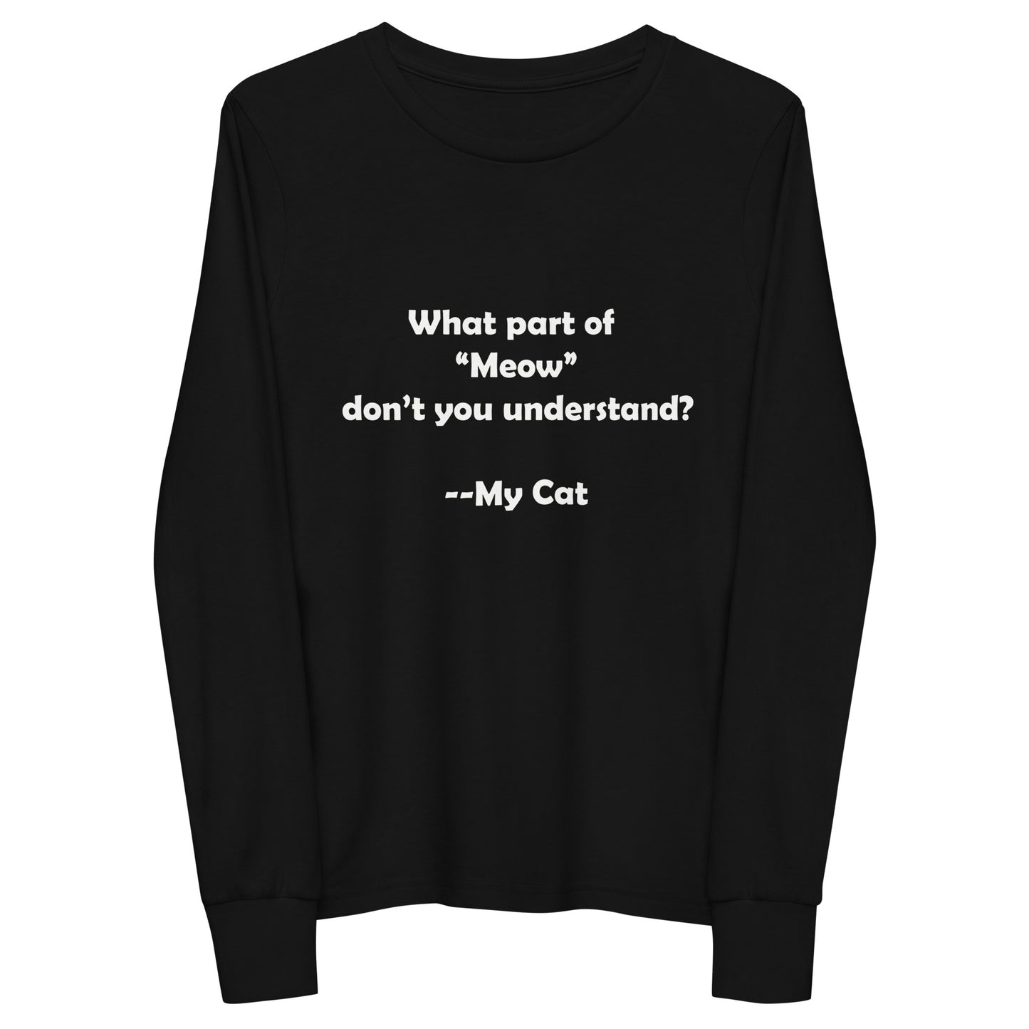 My Cat Youth Long Sleeve Tee