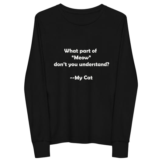 My Cat Youth Long Sleeve Tee