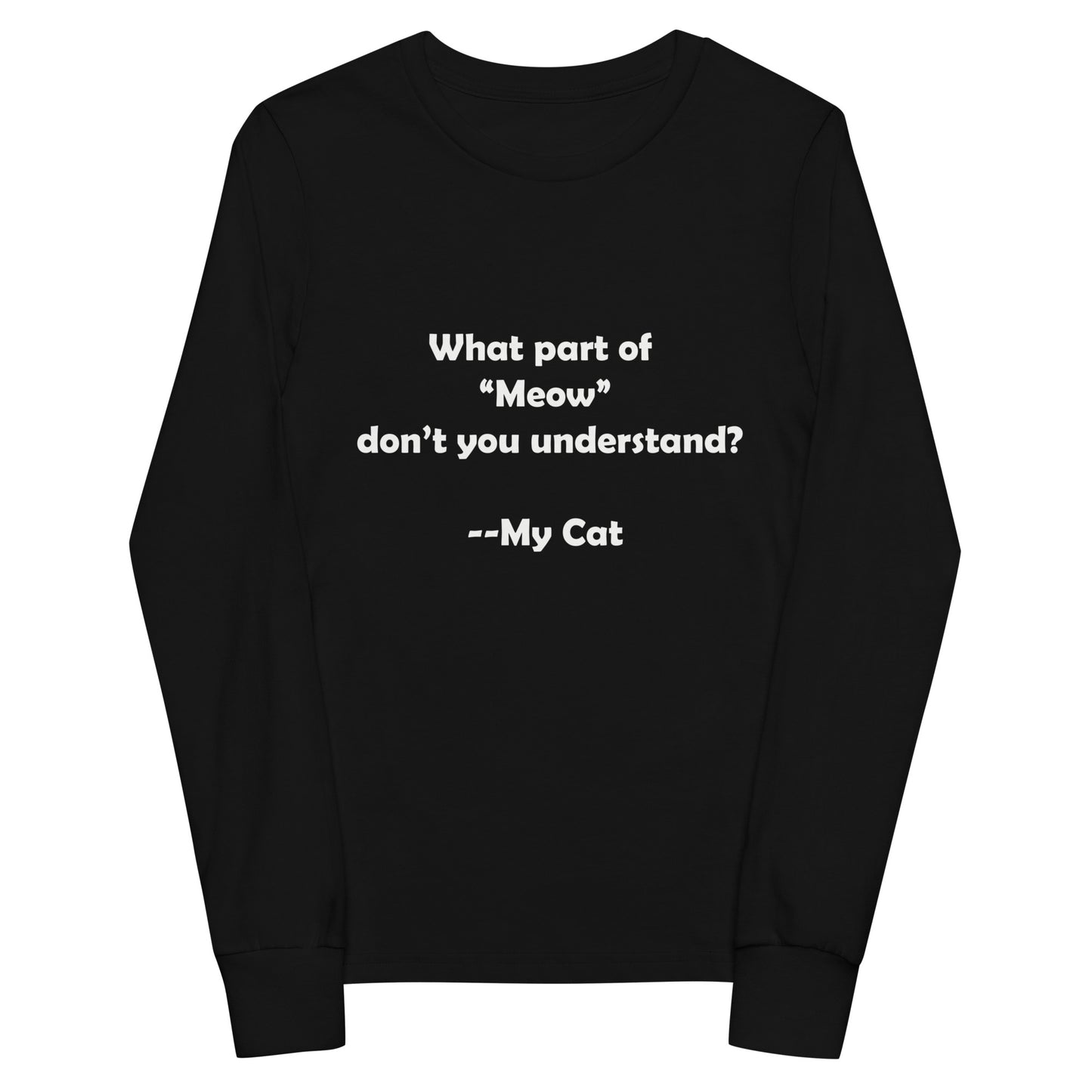 My Cat Youth Long Sleeve Tee