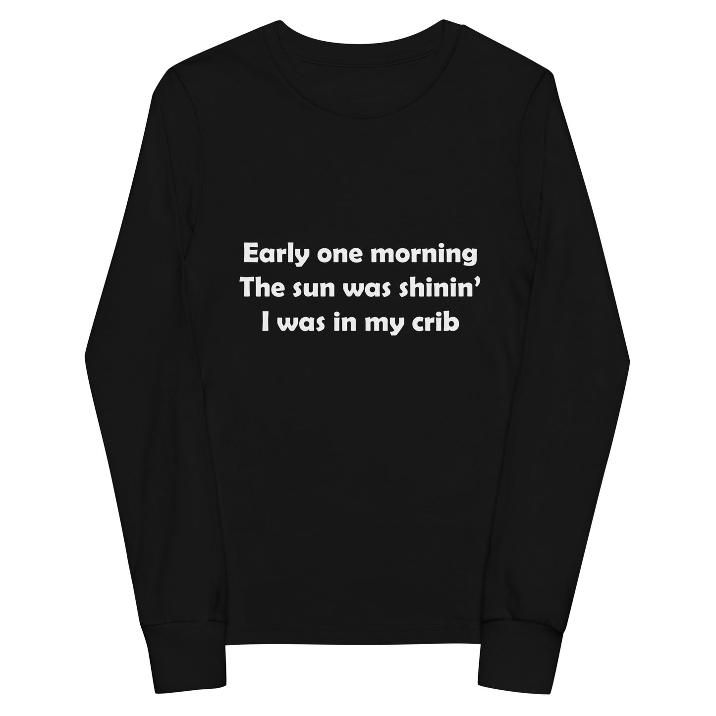 Mozart Lyrics Youth Long Sleeve Tee