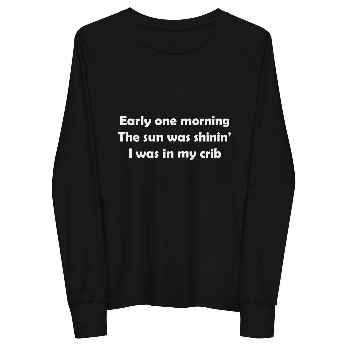 Mozart Lyrics Youth Long Sleeve Tee