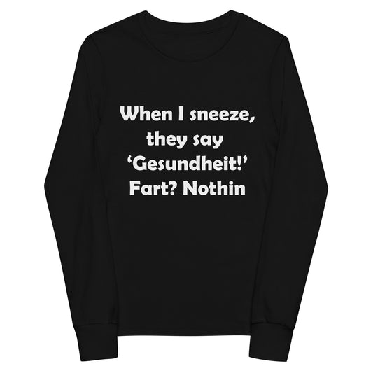 Gesundheit Youth Long Sleeve Tee