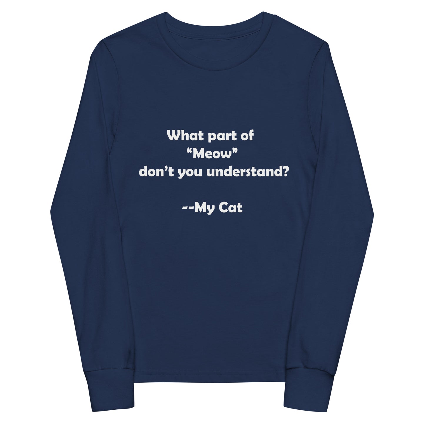 My Cat Youth Long Sleeve Tee