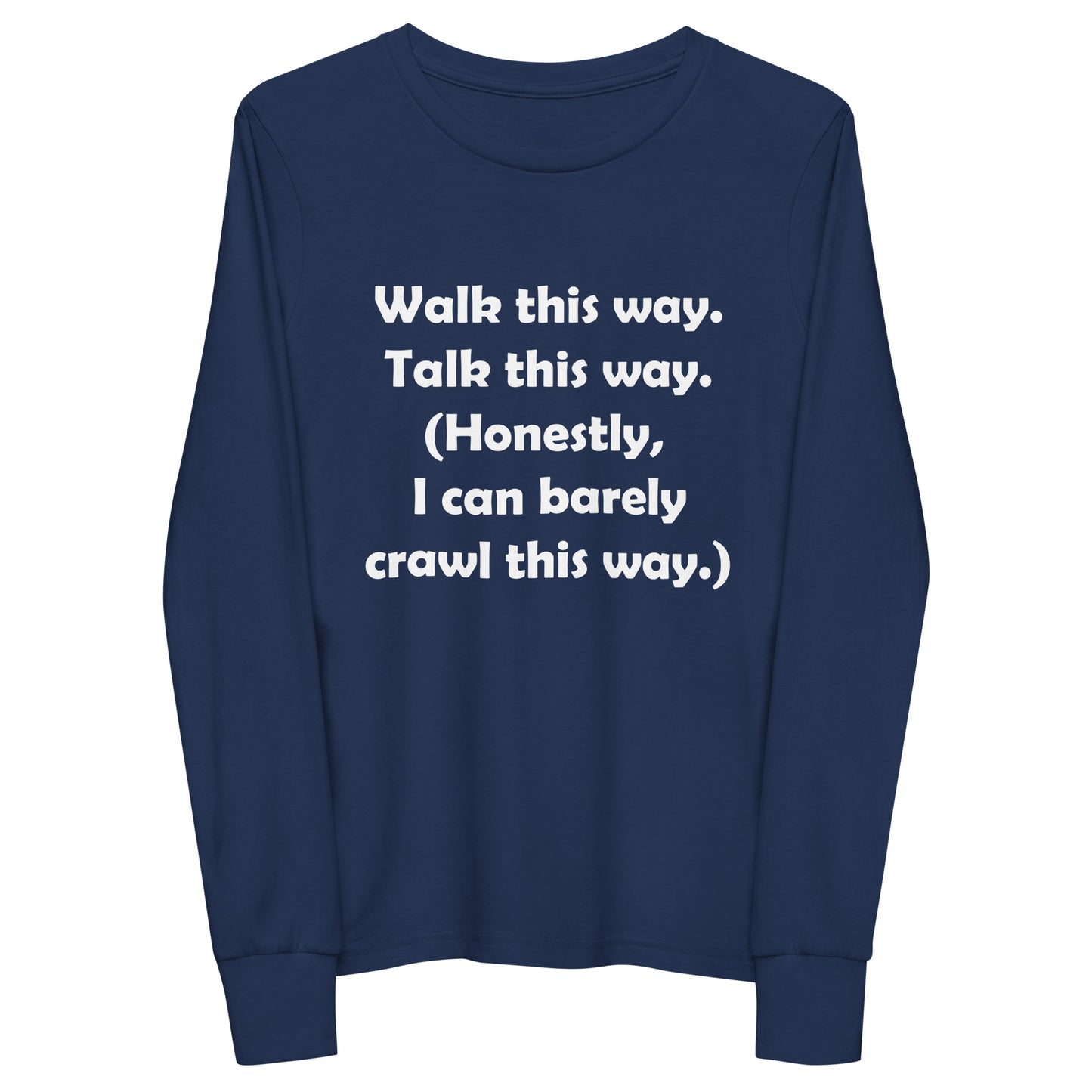 Mozart Walk This Way. Talk This Way. Youth Long Sleeve Tee