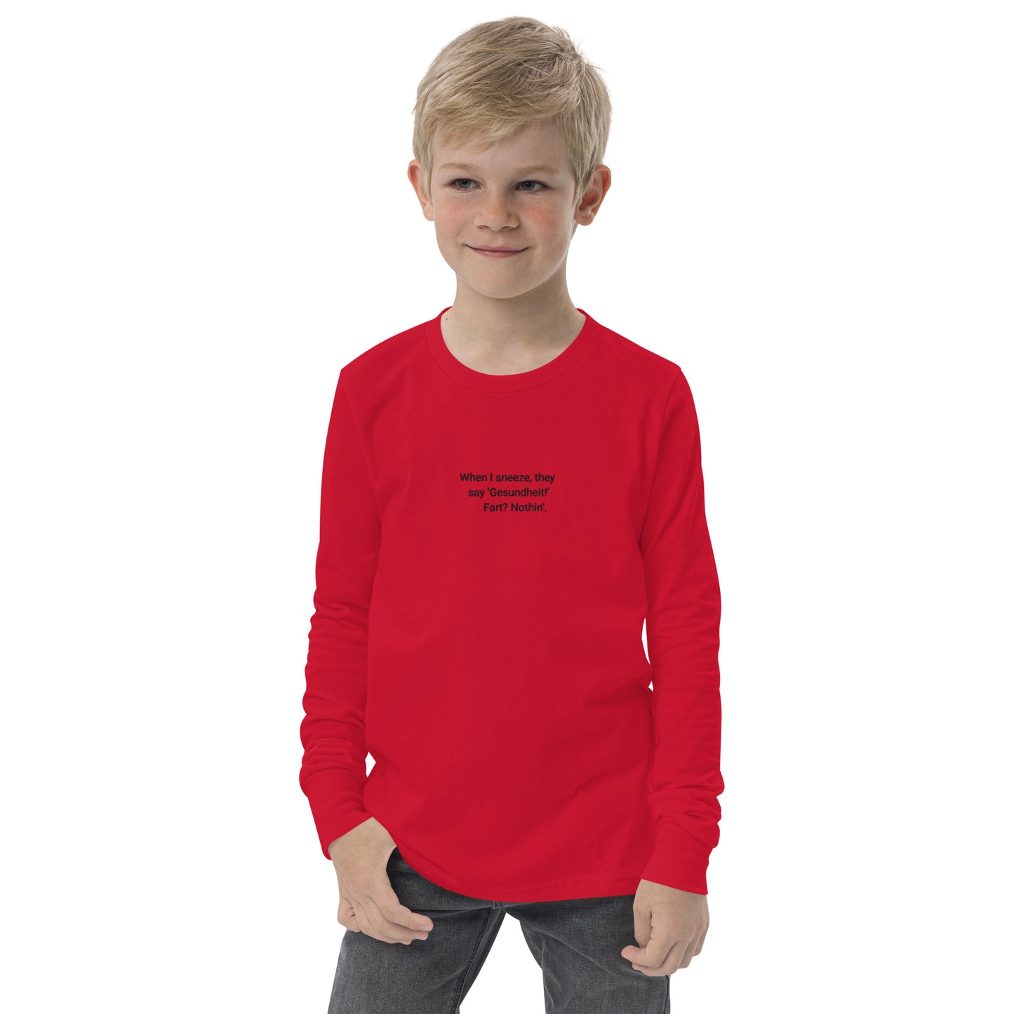 Kids Embroidered long sleeve tee