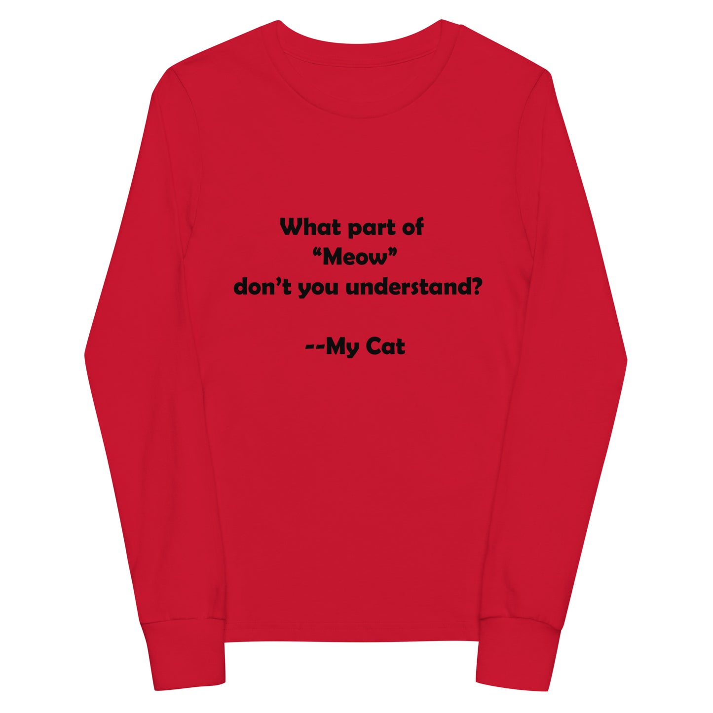 My Cat Youth Long Sleeve Tee