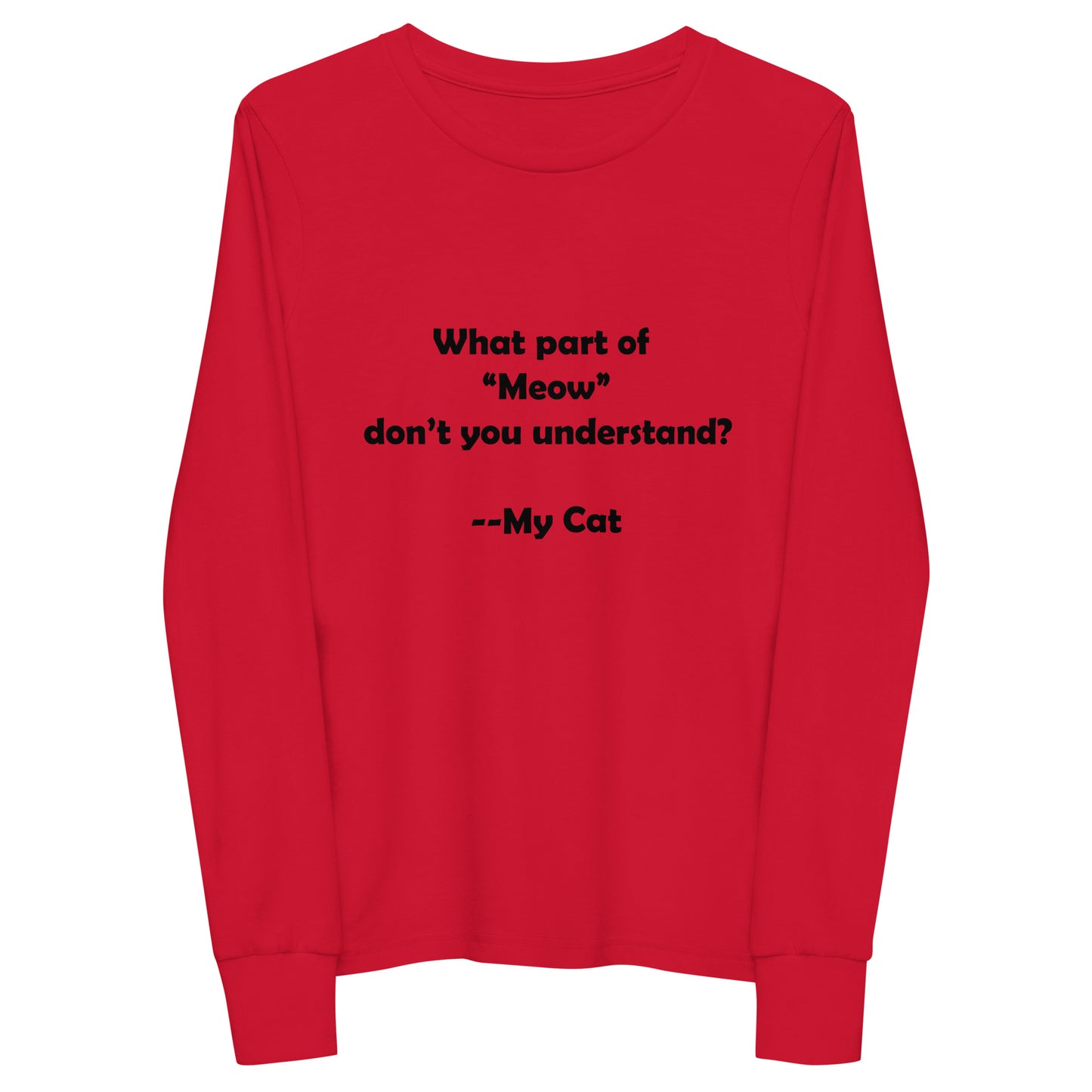 My Cat Youth Long Sleeve Tee
