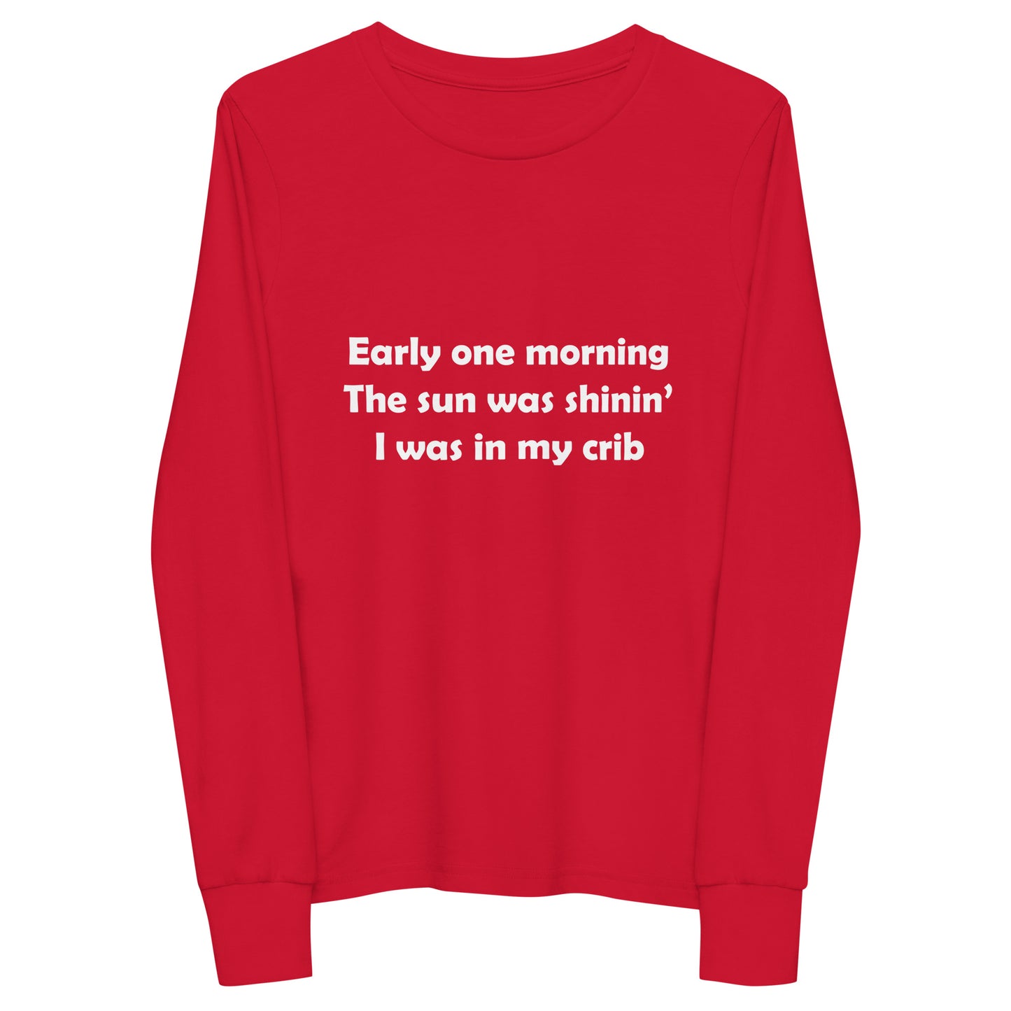 Mozart Lyrics Youth Long Sleeve Tee