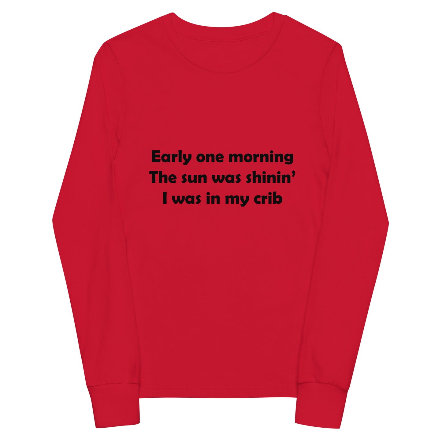 Mozart Lyrics Youth Long Sleeve Tee