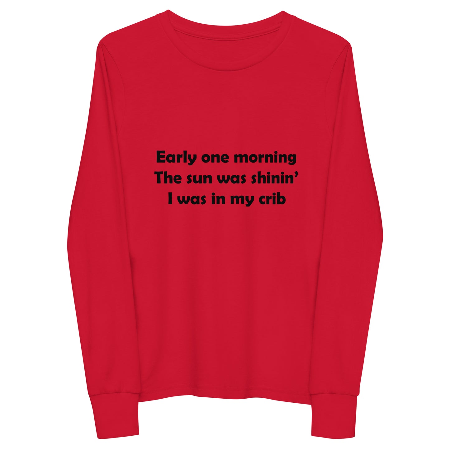 Mozart Lyrics Youth Long Sleeve Tee