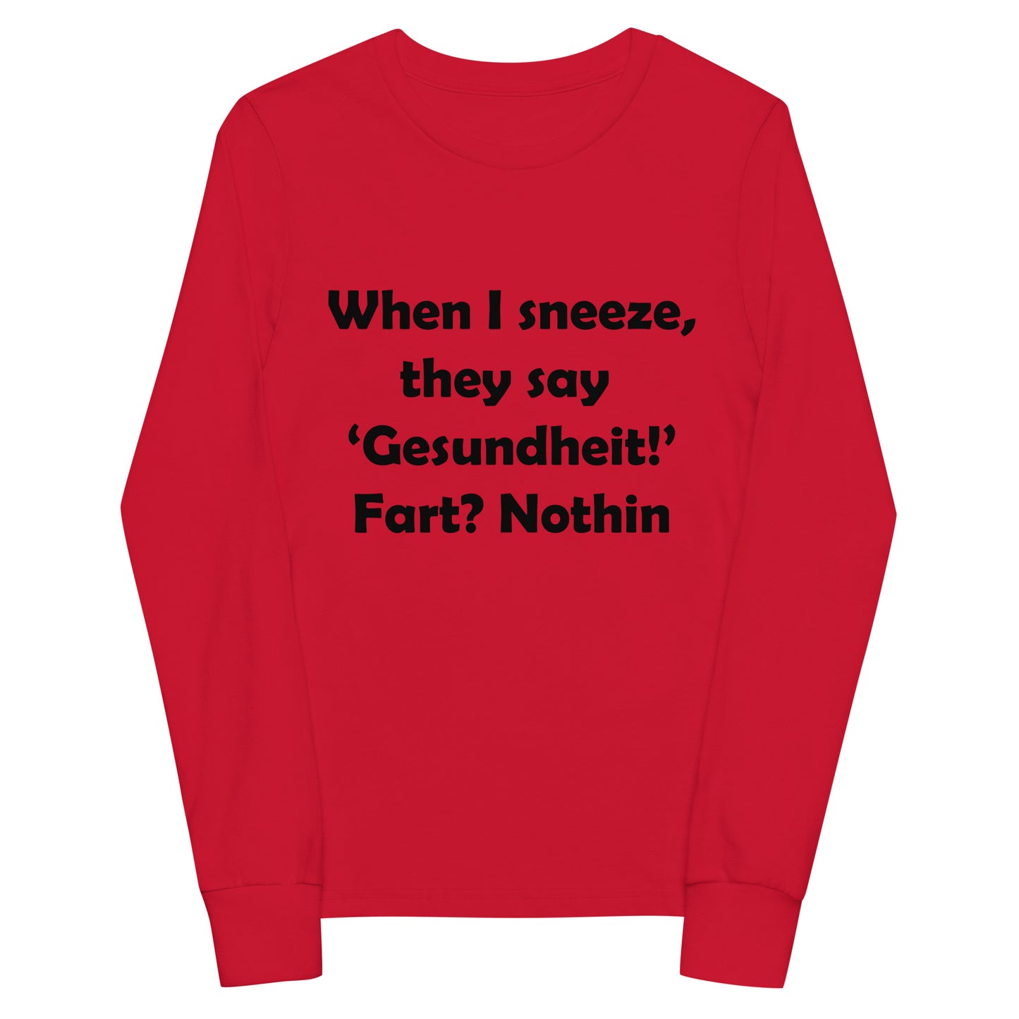 Gesundheit Youth Long Sleeve Tee