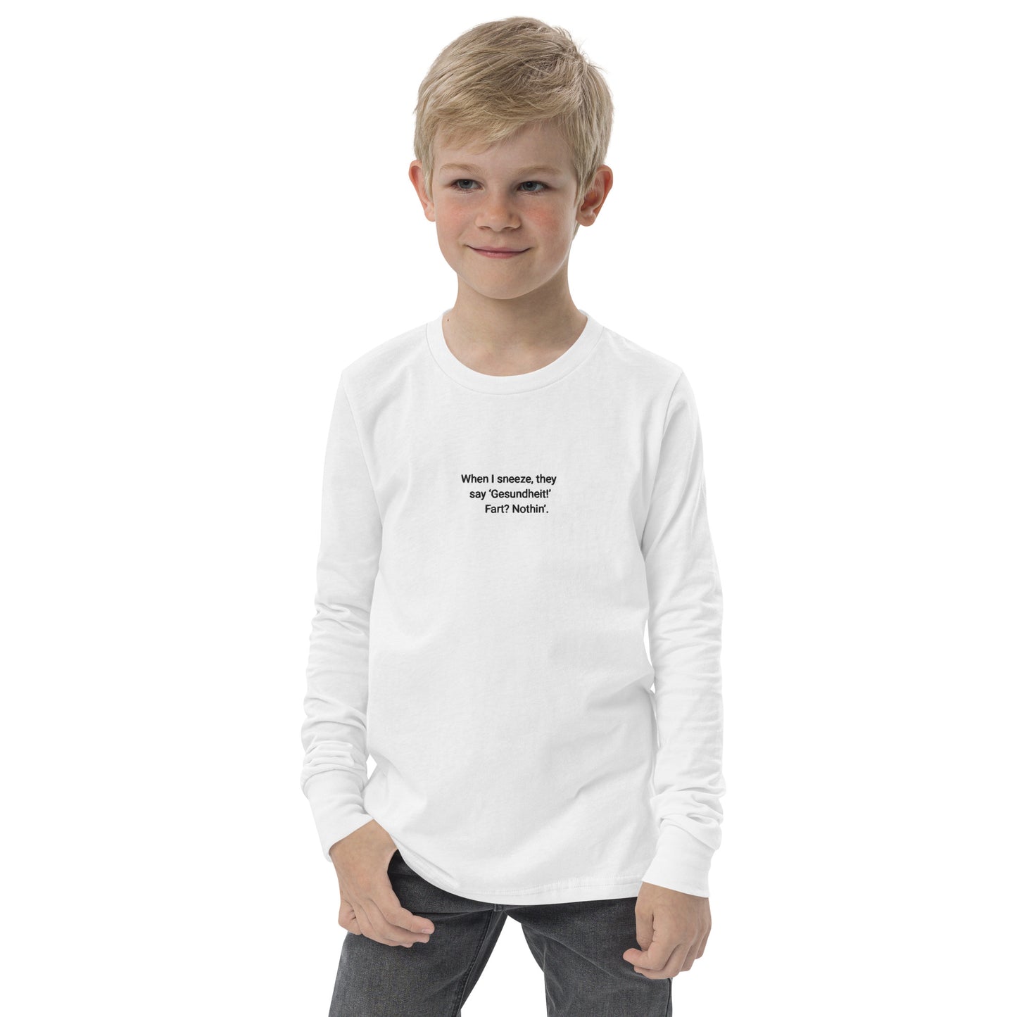 Kids Embroidered long sleeve tee