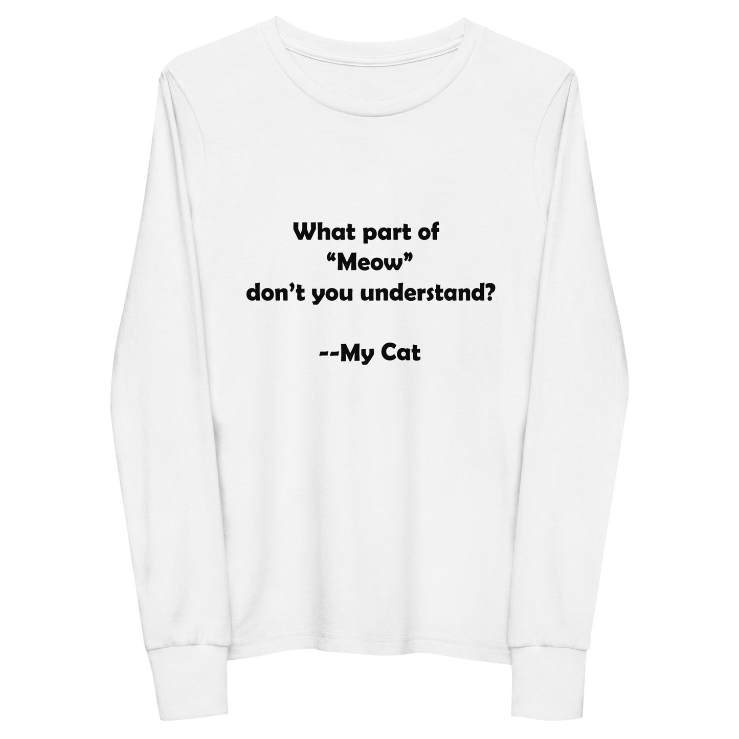 My Cat Youth Long Sleeve Tee