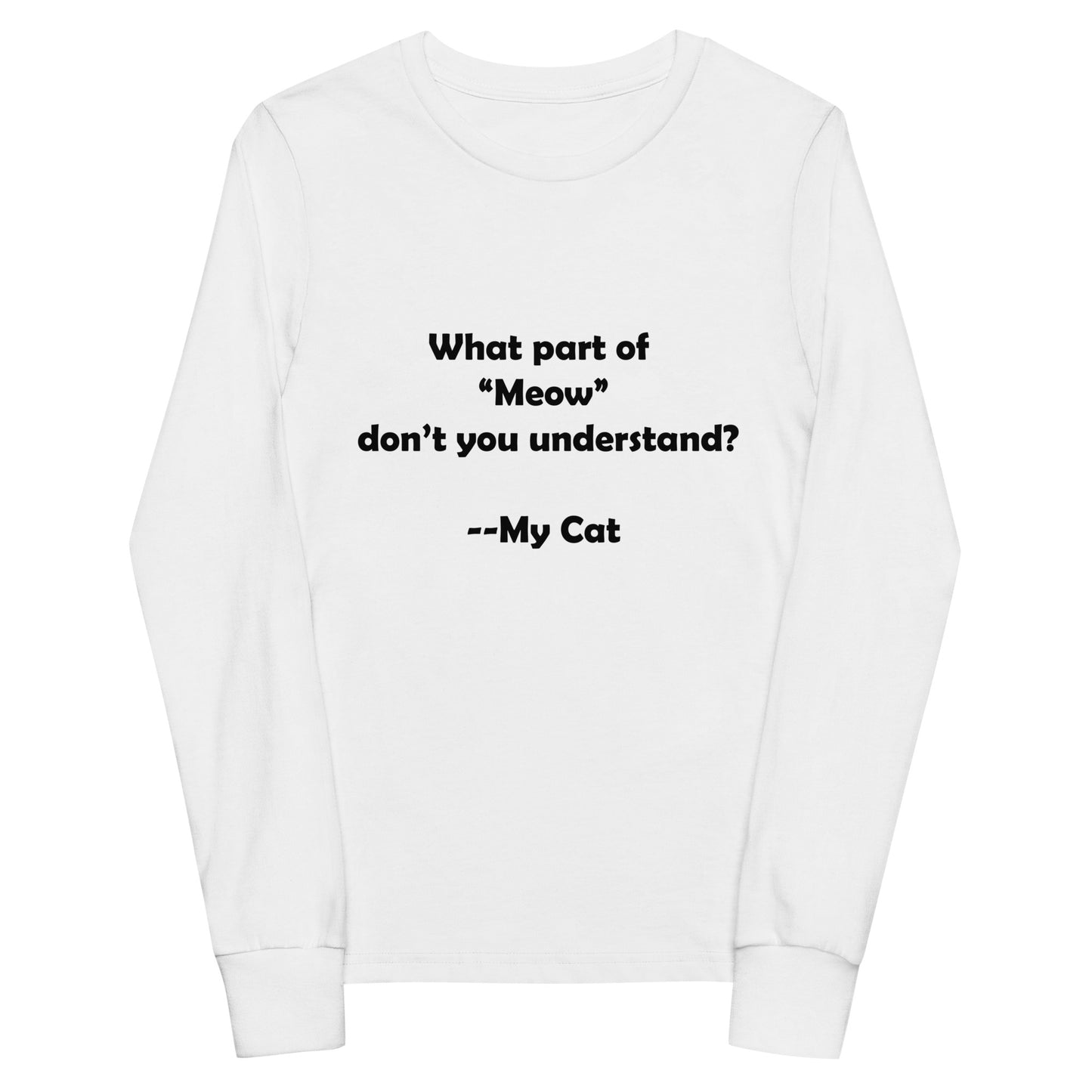 My Cat Youth Long Sleeve Tee