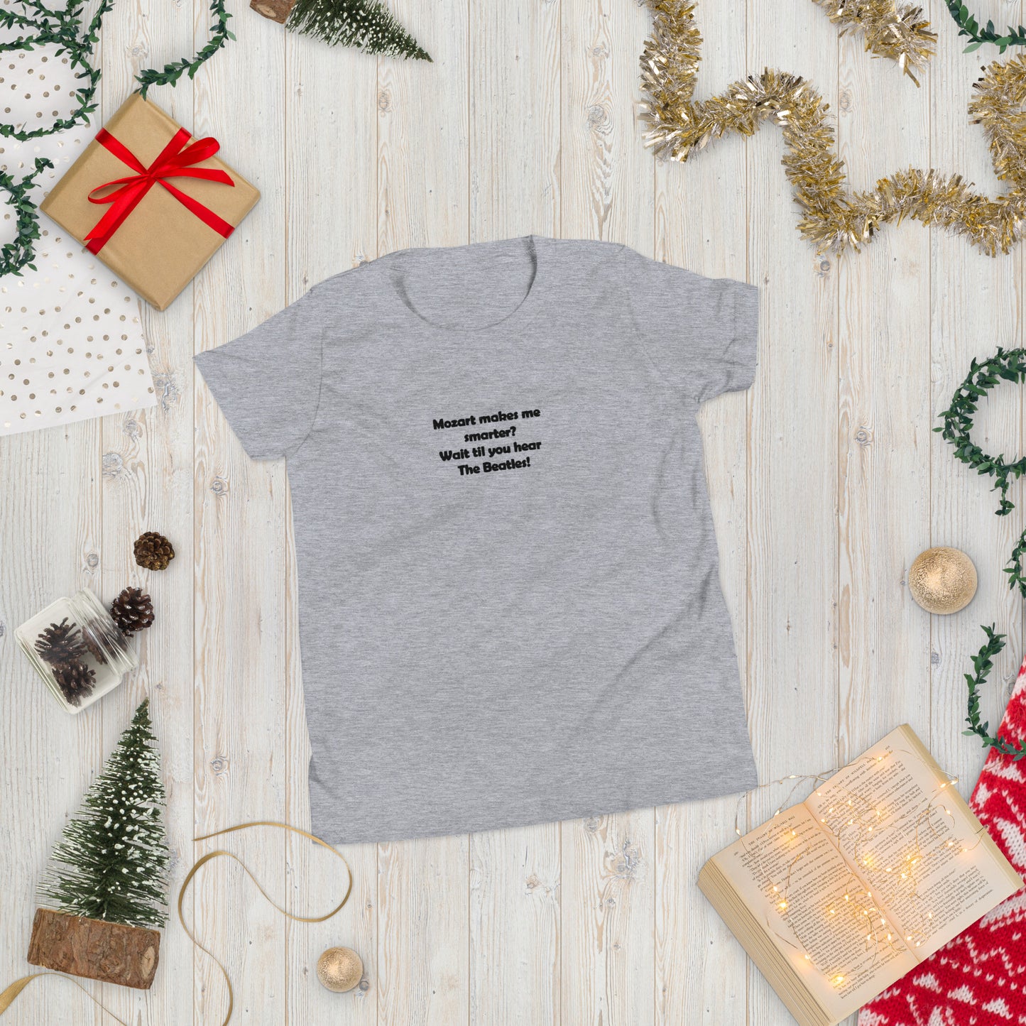 Embroidered Mozart Youth Short Sleeve T-Shirt