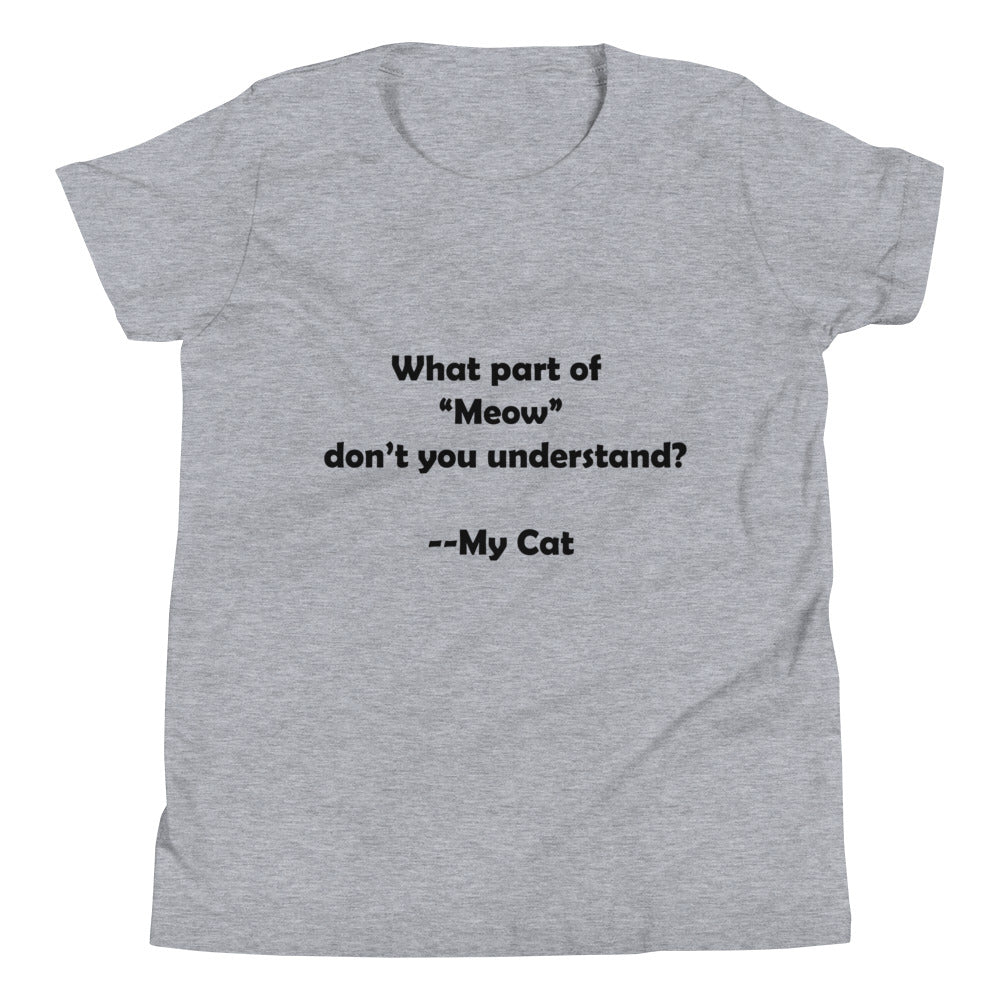 My Cat Youth Short Sleeve T-Shirt