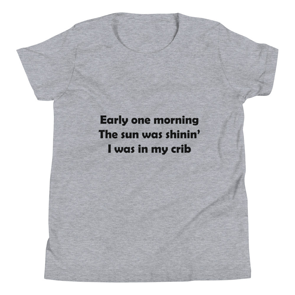 Mozart Lyrics Youth Short Sleeve T-Shirt