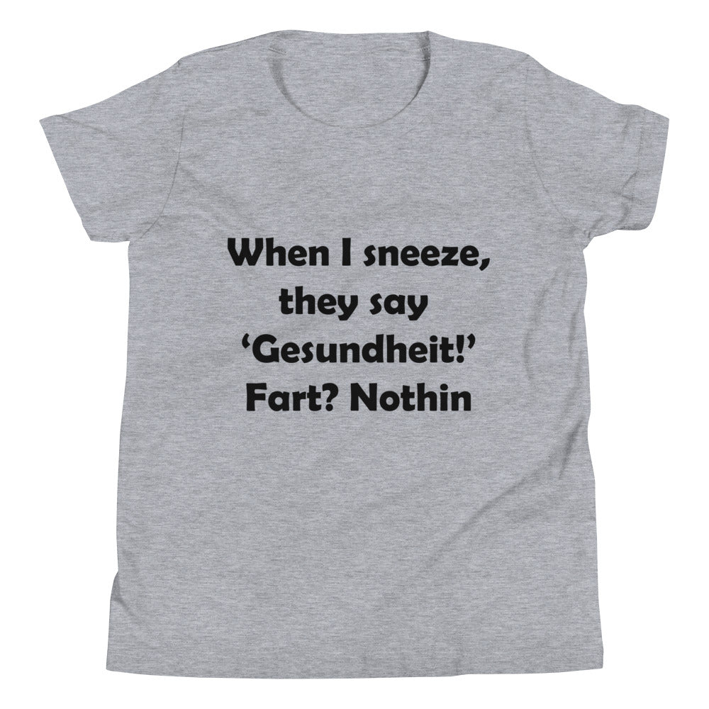 Gesundheit Youth Short Sleeve T-Shirt