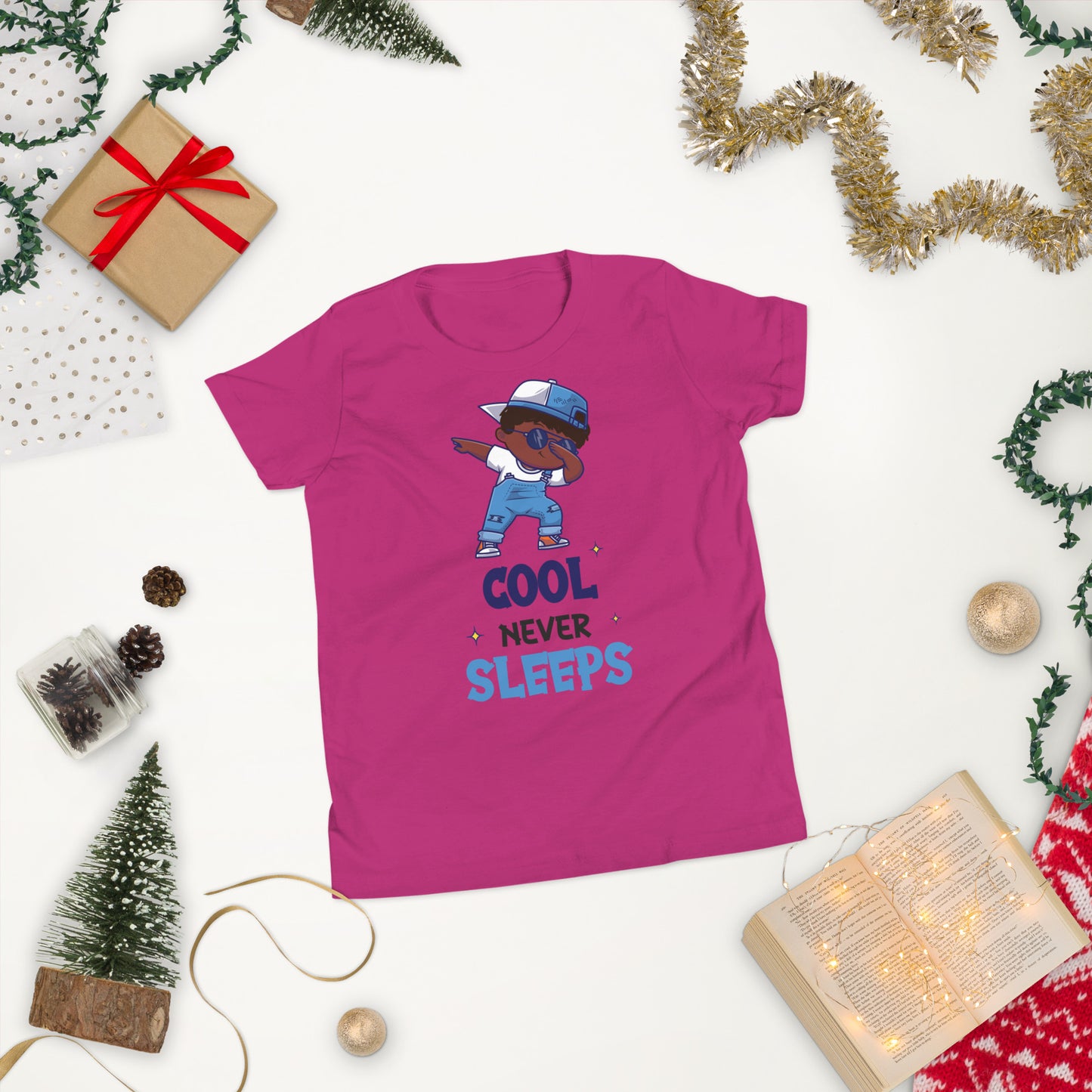 Cool Never Sleeps Youth Short Sleeve T-Shirt