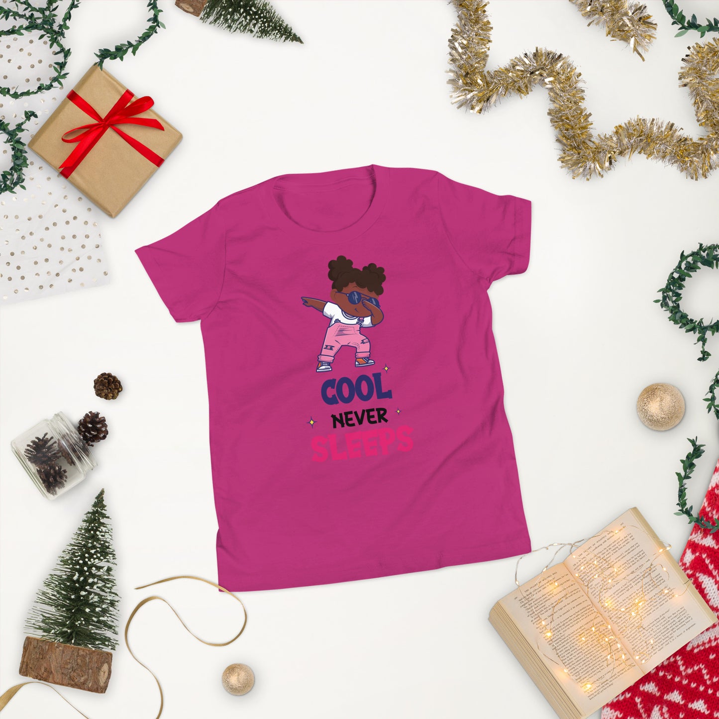 Cool Never Sleeps Youth Short Sleeve T-Shirt